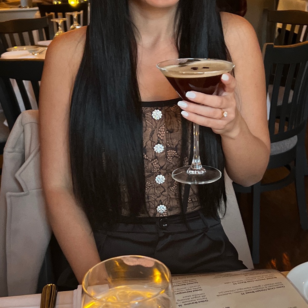 Majorelle corset crop top